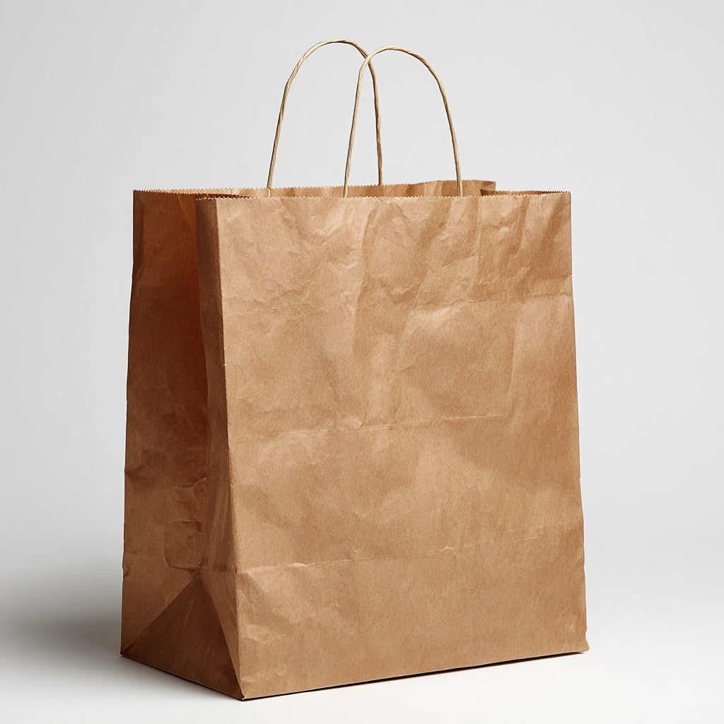 Printed Sample - Brown Rope Handle Paper Bag