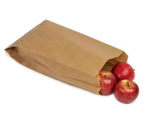 Medium Brown Satchel Bag (Produce Bag) - 180 x 130 x 380 mm