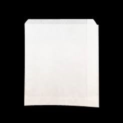 Pie White Greaseproof Flat Bag - 175 x 187 mm